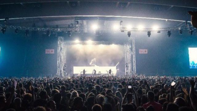 Imagen de un concierto de la noche del viernes en el festival Sónar / CG
