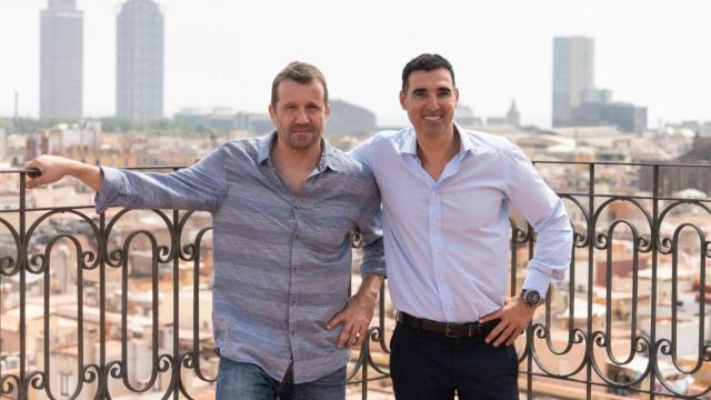 Miquel Martí (d.) y Miguel Vicente (i.), director general y presidente de Tech Barcelona / CEDIDA