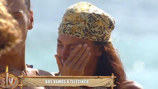 Olga Moreno rompe a llorar en 'Supervivientes' / MEDIASET