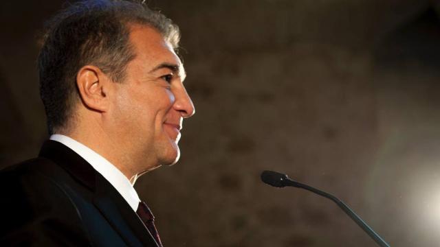 Joan Laporta en un acto de campaña electoral / 'Estimem el Barça'