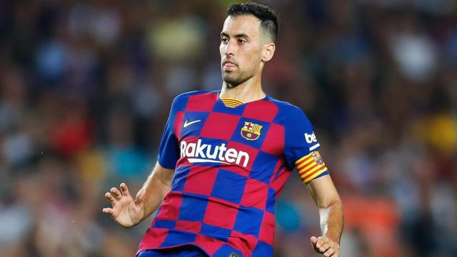 Sergio Busquets en un partido del Barça / EP
