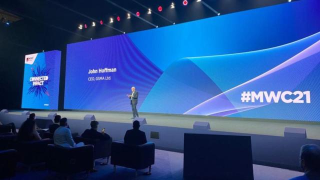 John Hoffman en la conferencia sobre tecnologías del futuro en el Mobile / CG