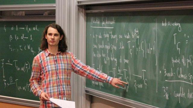 El galardonado Peter Scholze, director del Instituto Max Planck de Matemáticas de Bonn (Alemania)