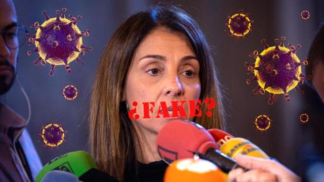 Meritxell Budó, portavoz del Govern, contesta preguntas sobre coronavirus / FOTOMONTAJE DE CG