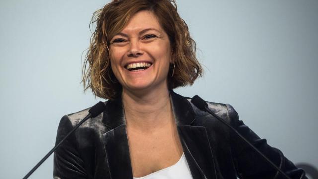 Alamany, anunciando su decisión de dejar los 'comuns' manteniendo su escaño / EFE