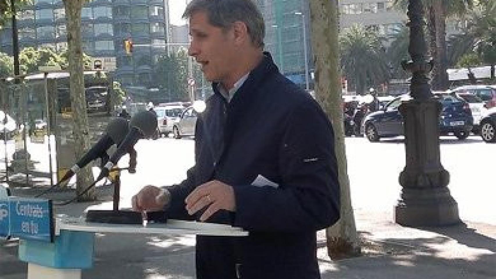 El presidente del grupo del PP en el Ayuntamiento de Barcelona, Alberto Fernández Díaz