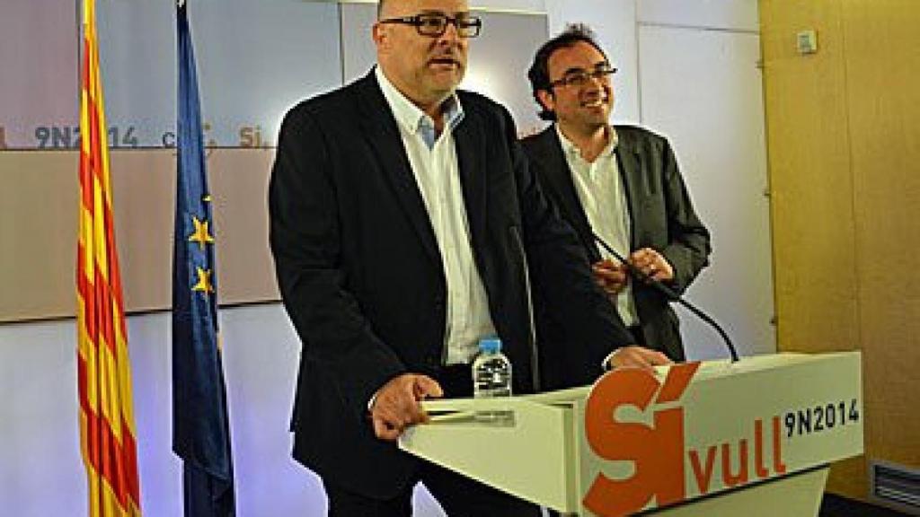 Lluís Corominas y Josep Rull