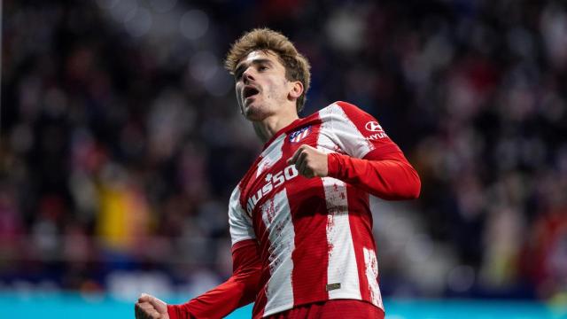 Griezmann celebra su gol al Rayo Majadahonda en la Copa del Rey / EFE