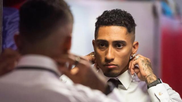 Raphinha, preparándose para su presentación con el Barça, en la Ciutat Esportiva Joan Gamper / FCB