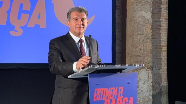 Joan Laporta en un acto de campaña electoral / Culemanía