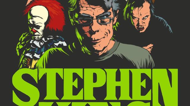 Portada de 'Stephen King,  maestro del terror', de Matthieu Rostac y François Cau / LUNWERG EDITORES