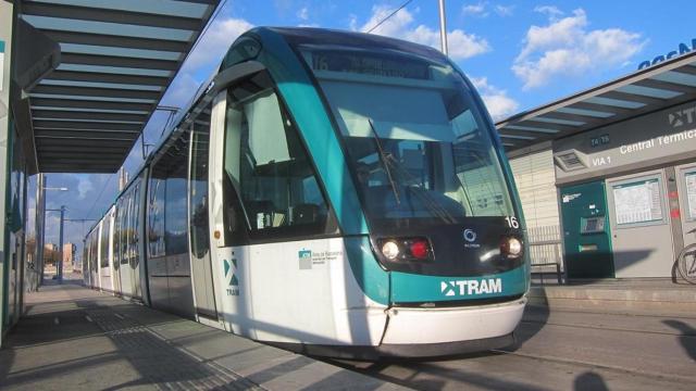Una unidad del Tranvía de Barcelona / EP