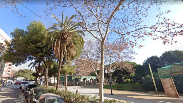 Parque del Clot, lugar de la pelea multitudinaria que ha acabado con dos heridos / GOOGLE MAPS