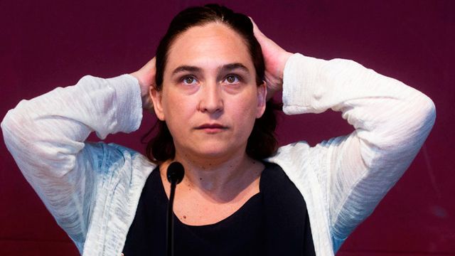 Ada Colau, alcaldesa de Barcelona, en una comparecencia pública anterior / CG