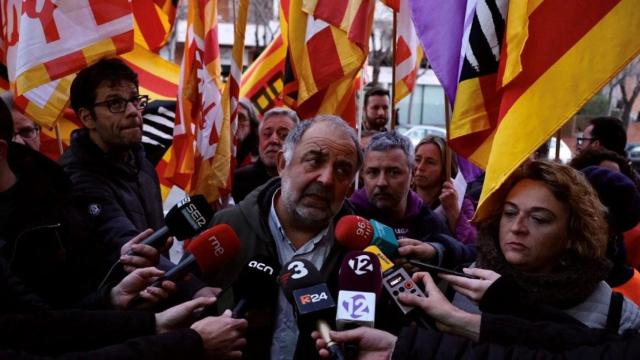 El secretario general de UGT en el Camp de Tarragona, Joan Llort, y la secretaria general de CC.OO. En el Camp de Tarragona, Mercè Puig / EUROPAPRESS