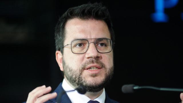 El 'president' de la Generalitat, Pere Aragonès / ALBERTO PAREDES - EUROPA PRESS