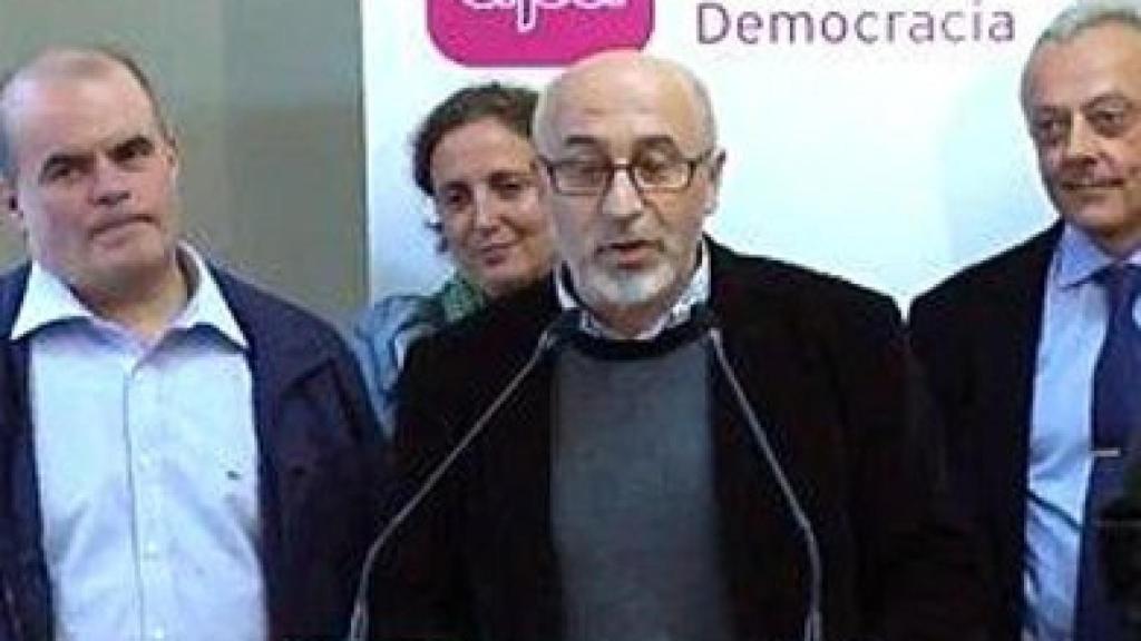 José Canedo, cuando era candidato de UPyD a la Xunta de Galicia