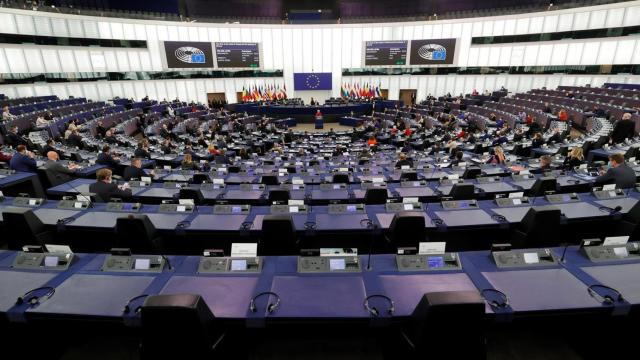 El día en imágenes: El Parlamento Europeo donde ha tenido lugar la trifulca entre la presidenta de la Comisión Europa y el primer ministro de Polonia, en Estrasburgo (Francia) / EFE - EPA - RONALD WITTEK - POOL