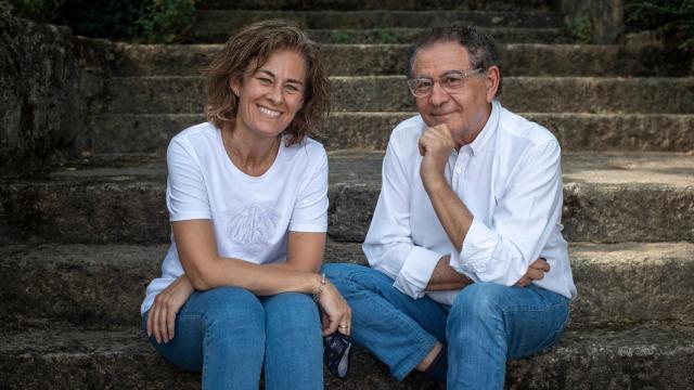 Cristina Mariño y el diseñador Roberto Verino / EP