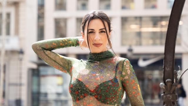 Retrato de María Artes en Passeig de Gracia / LUIS MIGUEL AÑÓN