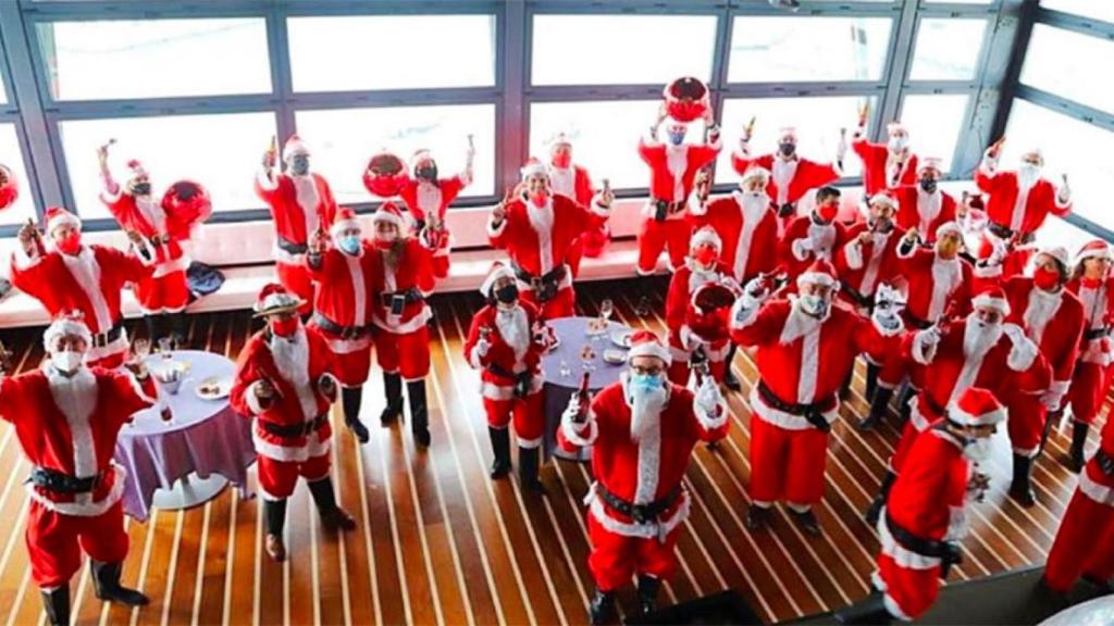 Felicitación navideña de Los Casacas Rojas