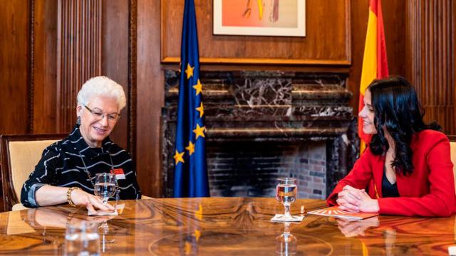 La embajadora de Israel en España, Rodica Radian-Gordon, mantiene una reunión con la portavoz de Ciudadanos en el Congreso de los Diputados, Inés Arrimadas / CIUDADANOS - TWITTER