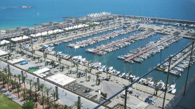 Imagen aérea del Puerto Olímpico de Barcelona, que se someterá a una reforma integral / CG