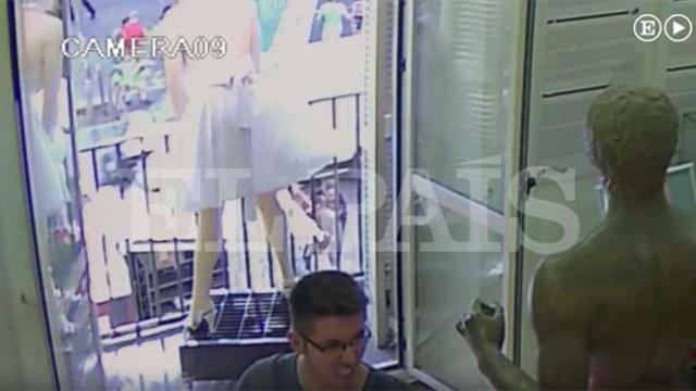 Imagen congelada de una cámara de seguridad en Las Ramblas / CG