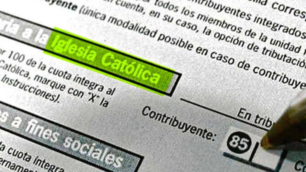 Casilla para la Iglesia en el IRPF / EFE