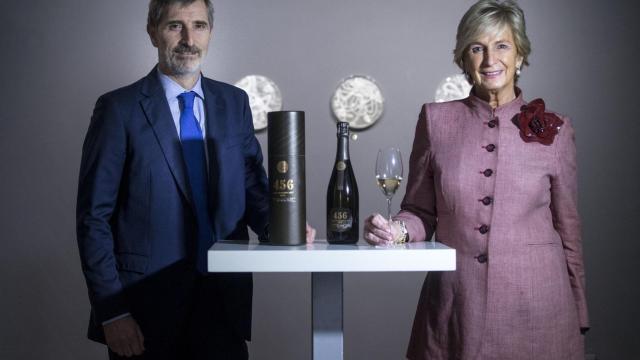 Javier Pagés y Mar Raventós, director ejecutivo y presidenta de Codorníu, que ha sido comprada por un fondo estadounidense / CG