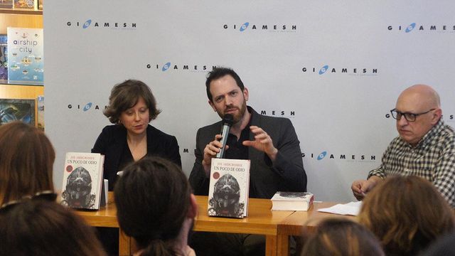 Joe Abercrombie en la presentación de su libro 'Un poco de odio' / CG