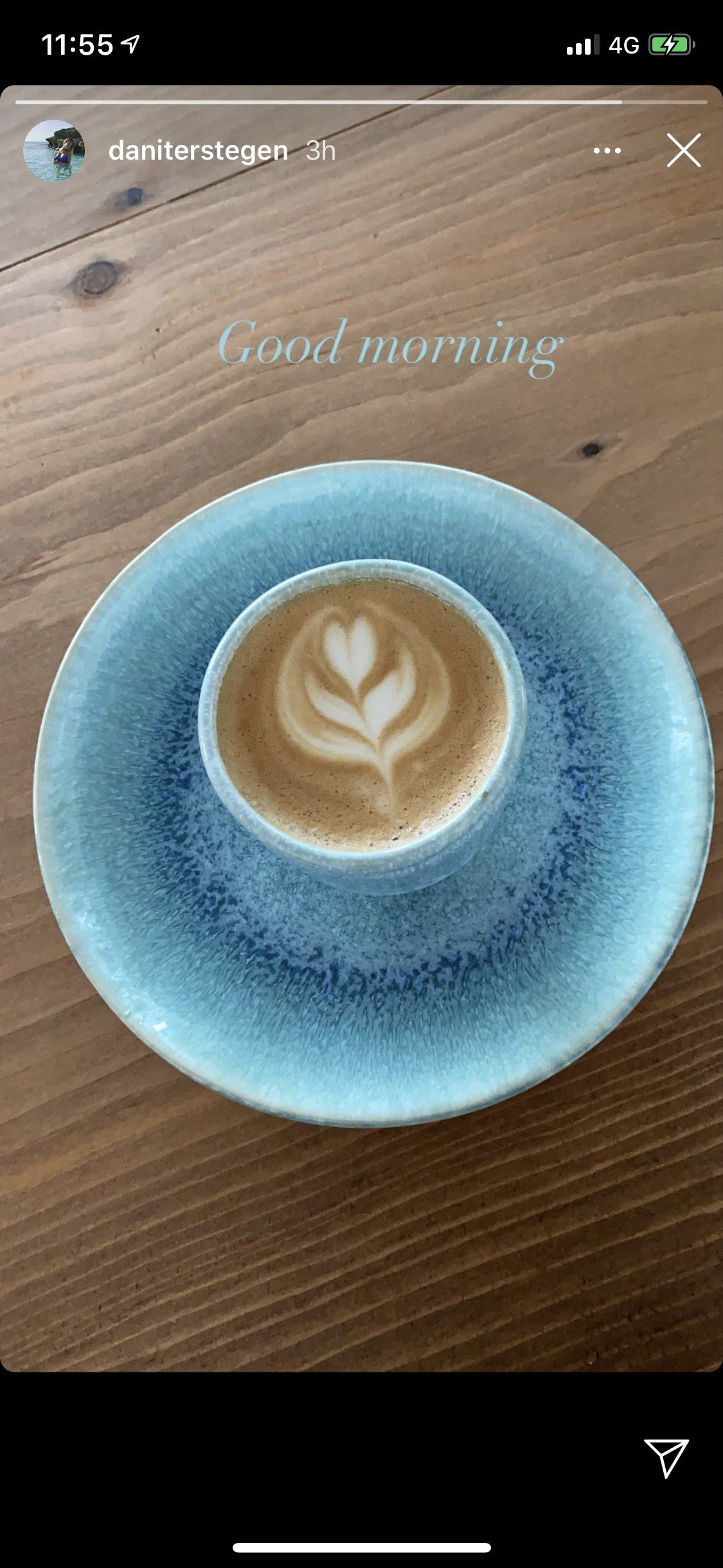 Dani ter stegen café mañanero