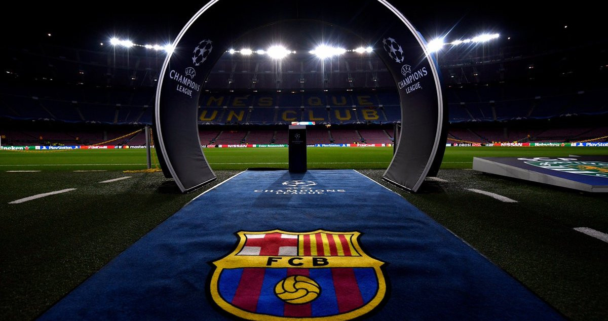 El Camp Nou de gala para un partido de grupos del Barça en Champions League / UCL