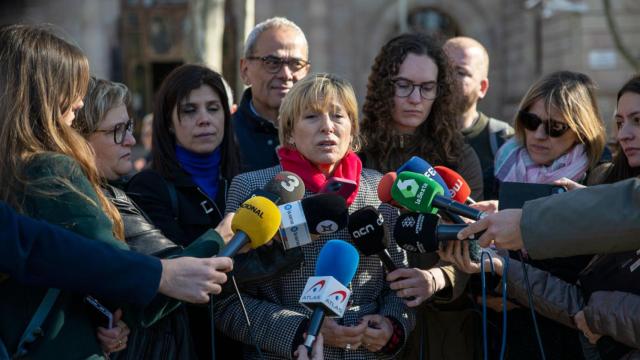 Carme Forcadell, expresidenta del Parlament, en un contacto con los medios / EP