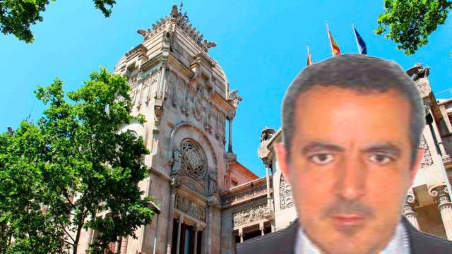 Jorge Obach Martinez junto a la Audiencia de Barcelona / FOTOMONTAJE CG