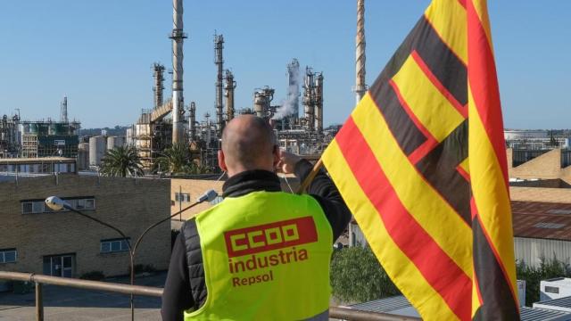 Trabajador de Iqoxe durante una protesta celebrada en 2020 / EP