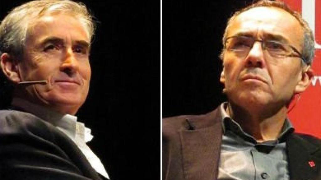 Jáuregui y Coscubiela, durante el debate