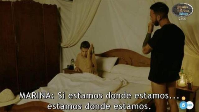 Omar Sánchez y Marina Ruiz en 'Pesadilla en El Paraíso' / MEDIASET