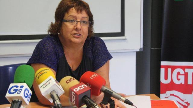 Dolors Bassa cuando era dirigente de UGT