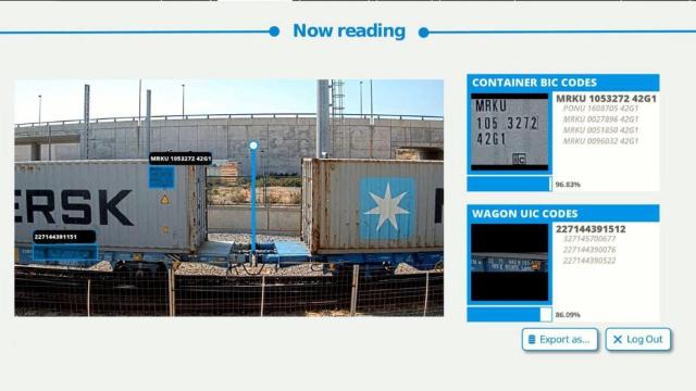 Imagen de la digitalización del proceso de identificación de contenedores / PUERTO DE BARCELONA