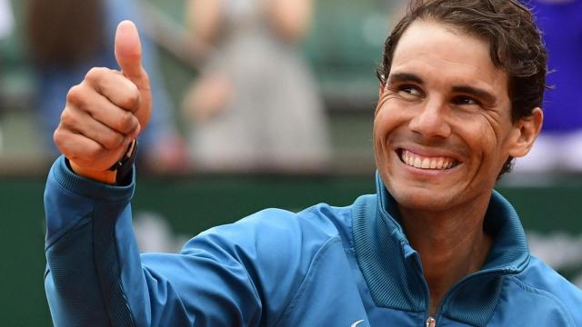 Una foto de Rafa Nadal tras conseguir su undécimo Roland Garros