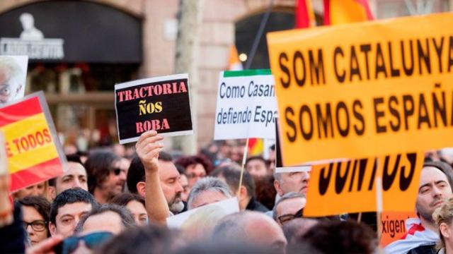 Tres detenidos por agredir a 'tabarneses' tras una manifestación