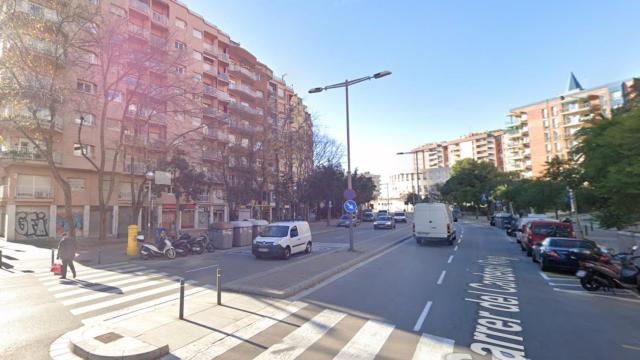 Calle Cardenal Reig del barrio de la Maternitat i Sant Ramon, donde se encuentra la guardería en la que robaron el pasado miércoles  / GOOGLE STREET VIEW