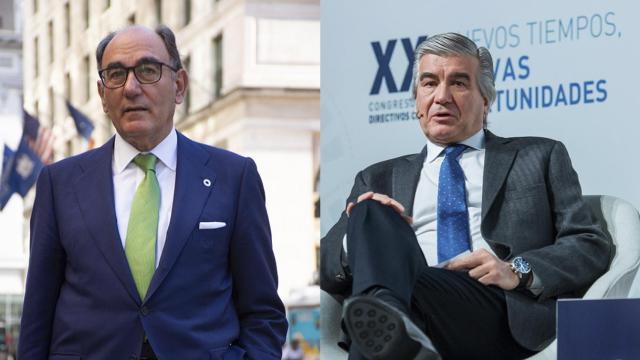 Ignacio Galán, presidente de Iberdrola, y Francisco Reynés, presidente de Naturgy / EUROPAPRESS