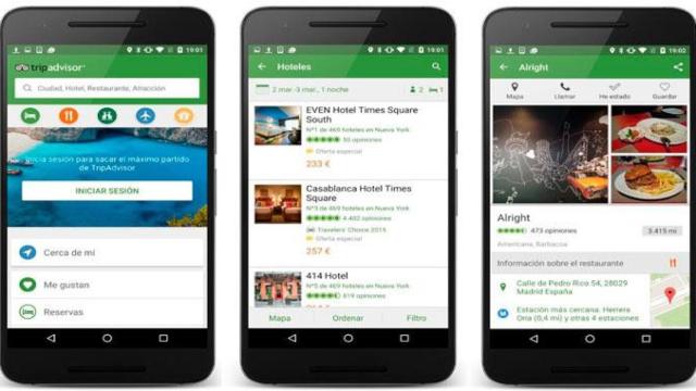 La aplicación de Tripadvisor, la plataforma de reseñas y viajes / EP
