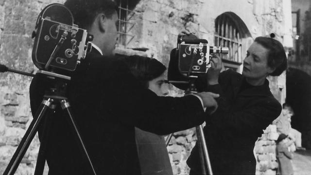 Peter Hollander y Margaret Tait en Perugia, 1952