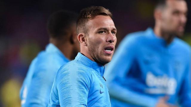 Arthur, en un partido con el Barça | EFE