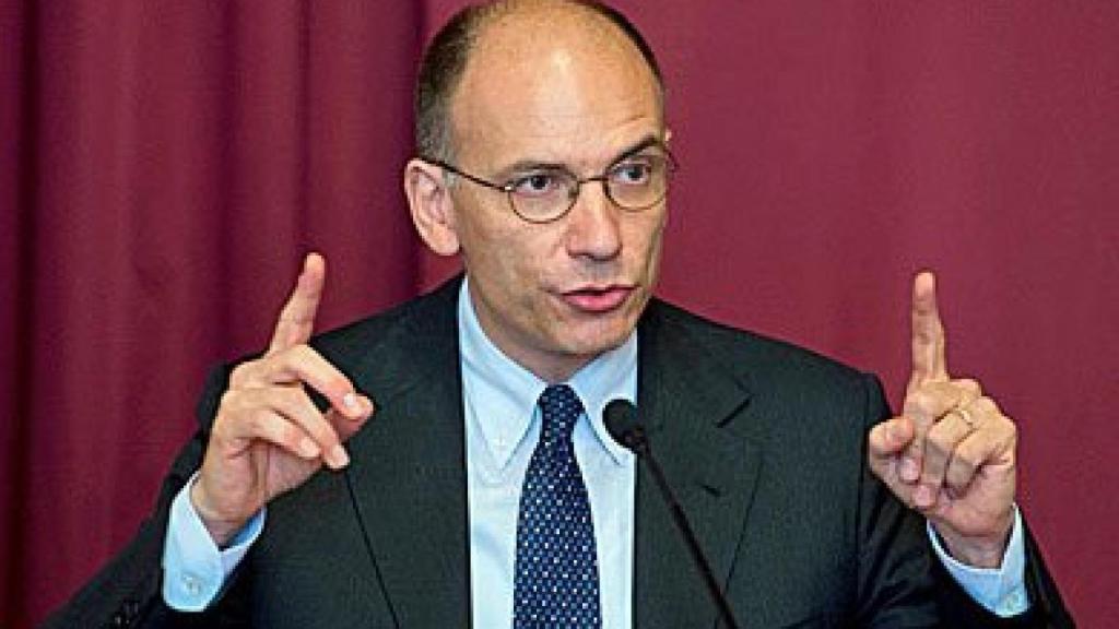 El ex primer ministro de Italia Enrico Letta