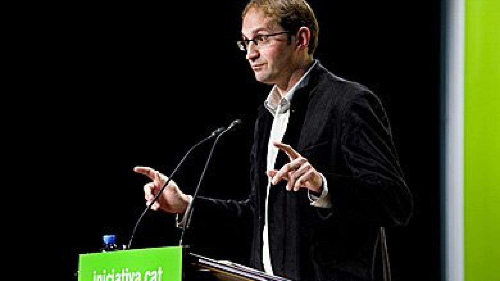 El líder de ICV-EUiA, Joan Herrera