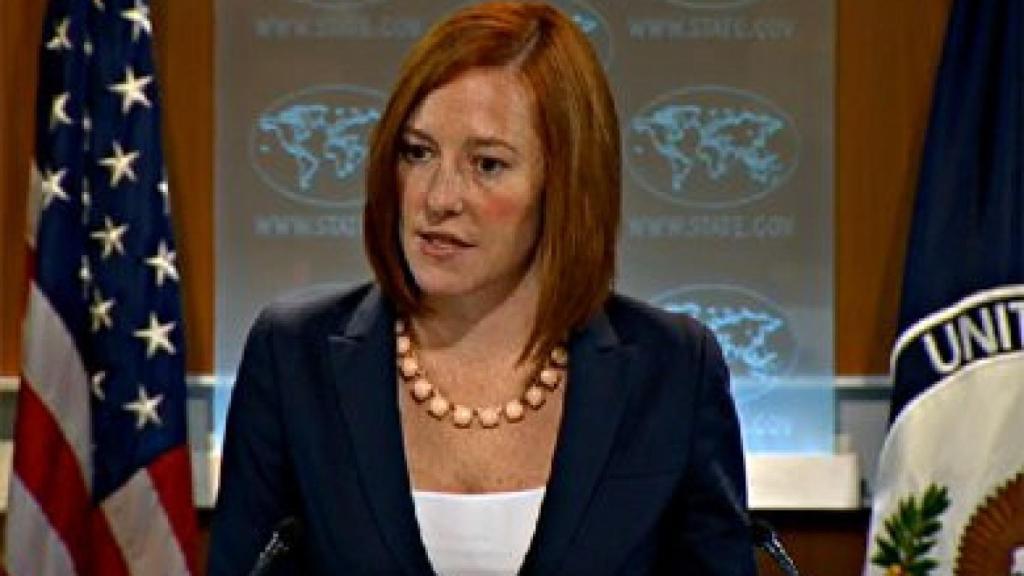 Jen Psaki, portavoz del Departamento de Estado de EEUU
